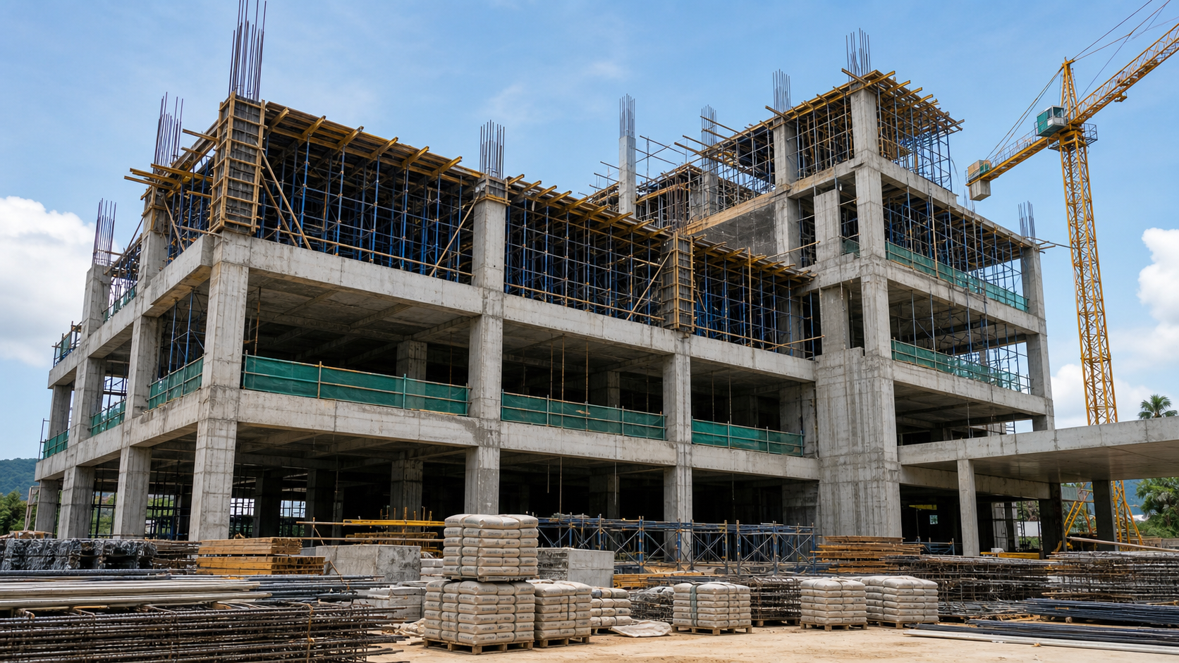 Concrete structural construction
